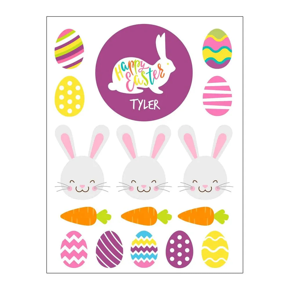 Bunny Easter Stickers – Dinkleboo UK