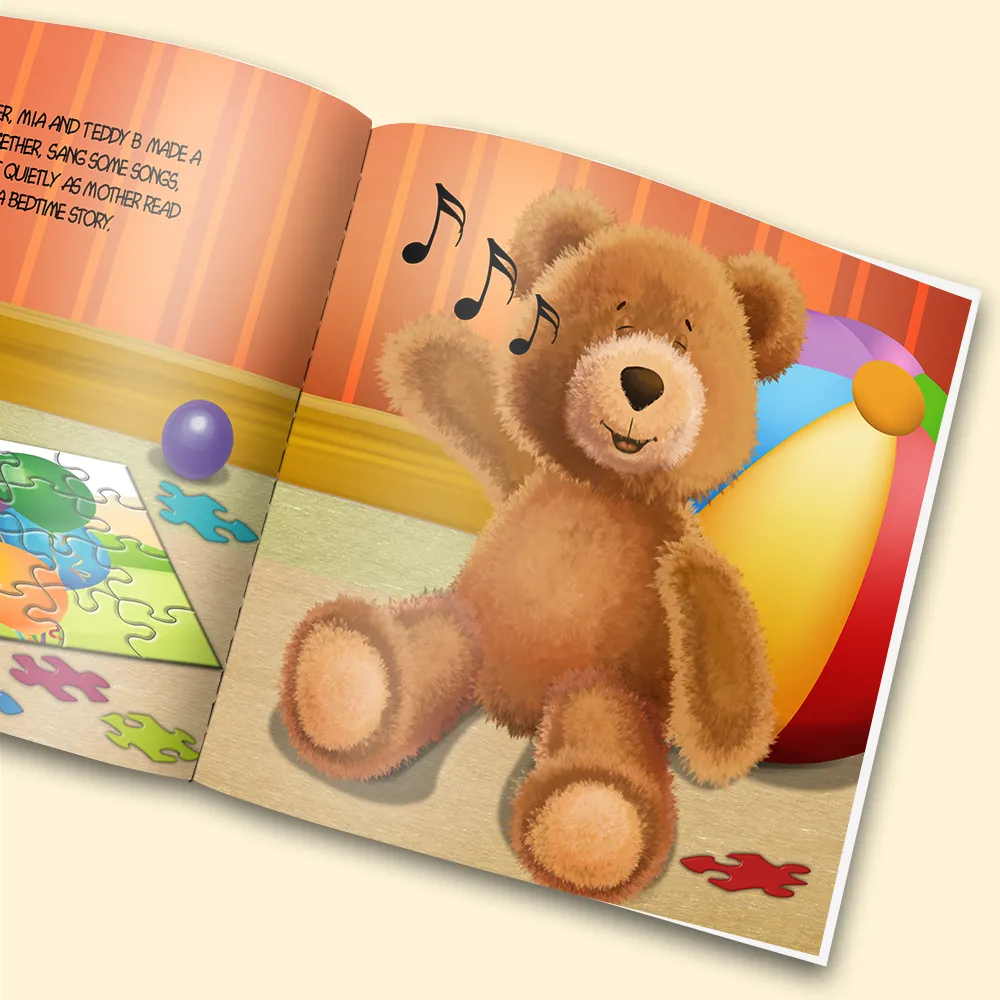 The Talking Teddy Personalised Story Book Dinkleboo UK