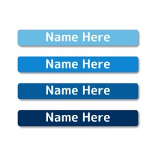 Blues Mini Name Labels