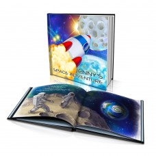 "Space Adventure" Personalised Story Book - enHC