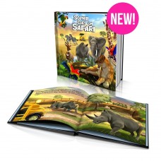 "Goes on Safari" Personalised Story Book - enHCNew