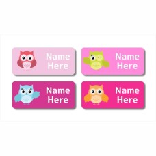 Owls Rectangle Name Labels