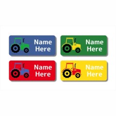 Tractor Rectangle Name Labels